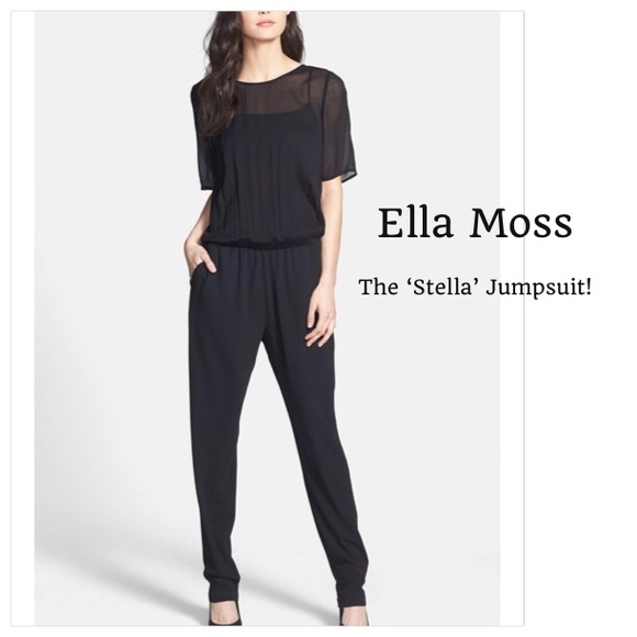 Ella Moss Pants - NWT Ella Moss $248. Ret.Jumper pant suit XS ex pic